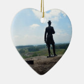 Big Round Top in Gettysburg Keramisch Ornament (Rechts)