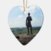 Big Round Top in Gettysburg Keramisch Ornament (Links)