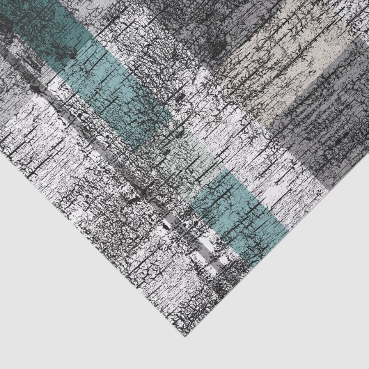 Big Rustic Plaid Birch Bark Print Tissuepapier (Detail)