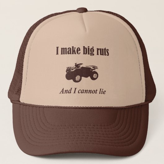 Big Ruts Funny Four Wheeler ATV Country Pet (Voorkant)