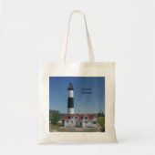 Big Sable Lighthouse canvas tas (Voorkant)