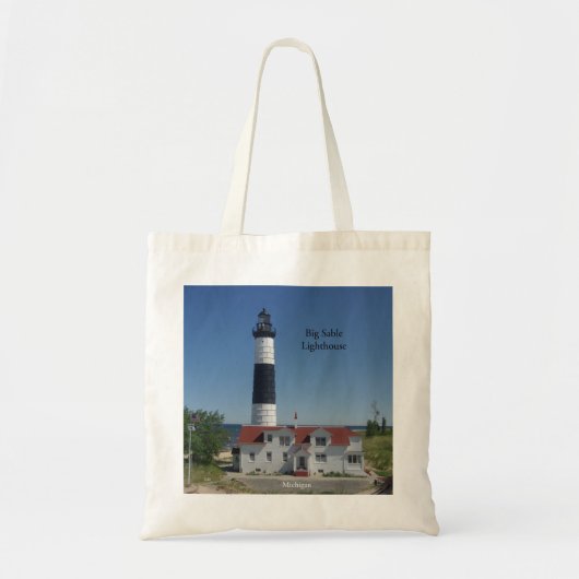 Big Sable Lighthouse canvas tas (Voorkant)