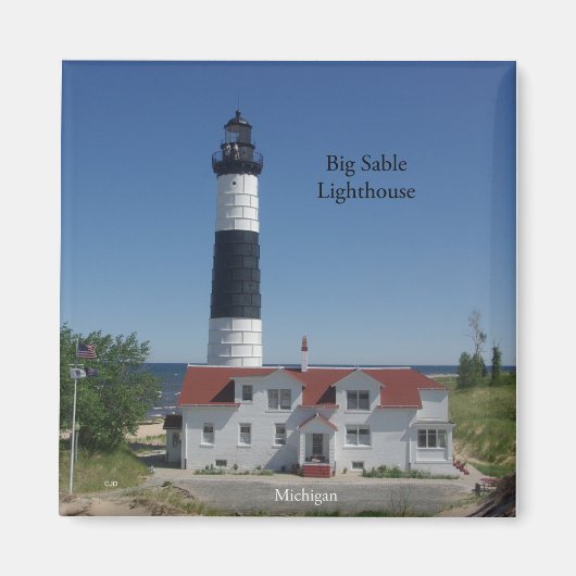 Big Sable Lighthouse magnet (Voorkant)