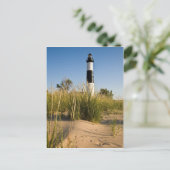 Big Sable Lighthouse-postcarcopy Briefkaart (Staand voorkant)