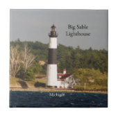 Big Sable Lighthouse uit watertegels Tegeltje (Voorkant)