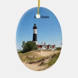 Big Sable Point Keramisch Ornament