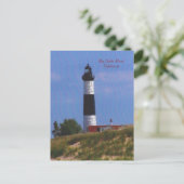 Big Sable Point Lighthouse Briefkaart (Staand voorkant)