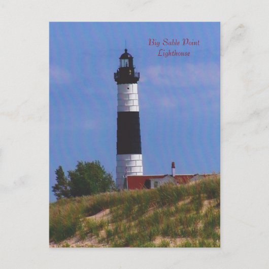 Big Sable Point Lighthouse Briefkaart (Voorkant)