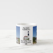 Big Sable Point Lighthouse espresso mok (Voorkant)