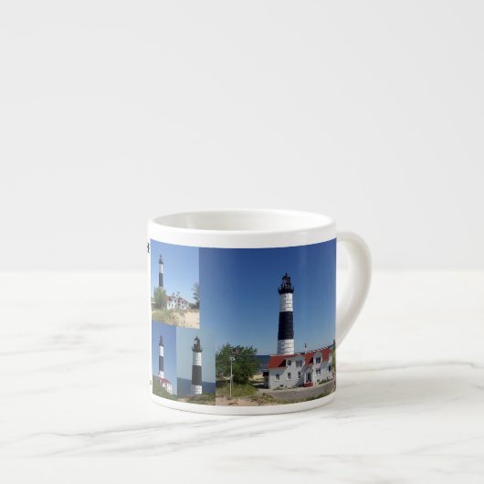Big Sable Point Lighthouse espresso mok (Voorkant rechts)