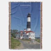 Big Sable Point Lighthouse goot deken (Voorkant Verticaal)