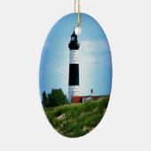 Big Sable Point Lighthouse Keramisch Ornament (Rechts)