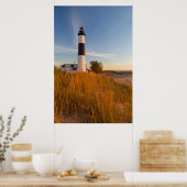 Big Sable Point Lighthouse On Lake Michigan 3 Poster (Keuken)