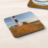 Big Sable Point Lighthouse op Lake Michigan 3 Bier Onderzetter (Linkerzijde)