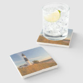 Big Sable Point Lighthouse op Lake Michigan 3 Stenen Onderzetter (Zijkant)