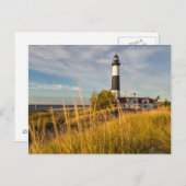 Big Sable Point Lighthouse op Lake Michigan Briefkaart (Voorkant / Achterkant)