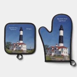 Big Sable Point Lighthouse Ovenwant & Pannenlap Set