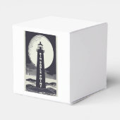 Big Sable Point Michigan Lighthouse Moon Bedankdoosjes (Achterkant)