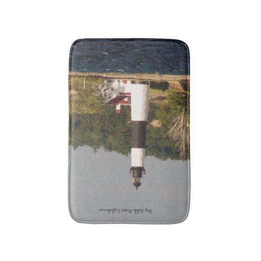 Big Sable Point-vuurtoren van waterbadmat Badmat (Voorkant Verticaal)