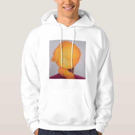 Big Saffron Turban Hoodie (Voorkant)
