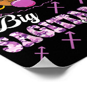 Big Sagittarius Energy Afro Girl With Purple Camou Poster (Hoek)