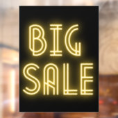 Big Sale Neon Sign Window Cling Raamsticker (Vel 2)