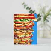 Big Sandwich Briefkaart (Staand voorkant)