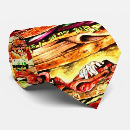 Big Sandwich Stropdas (Opgerold)