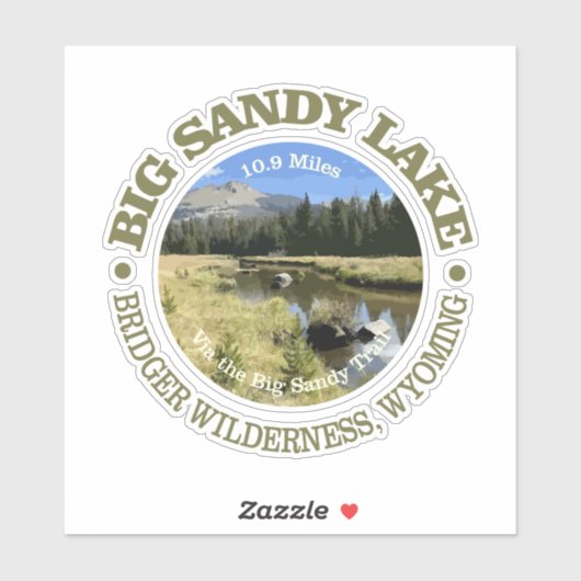 Big Sandy Lake (OBP) Sticker (Vel)