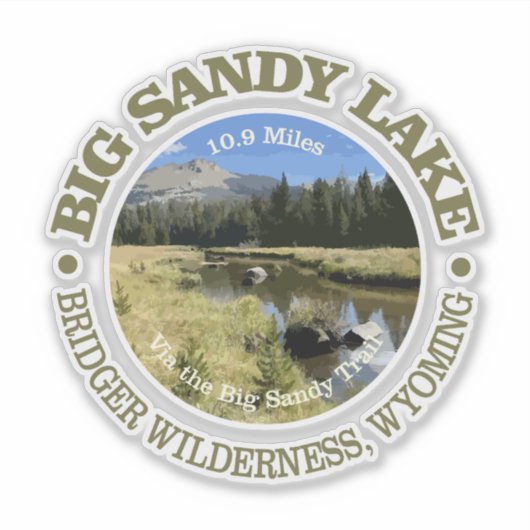 Big Sandy Lake (OBP) Sticker (Voorkant)