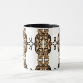 Big Schattige Cat Dierenvriend Design Mok (Midden)