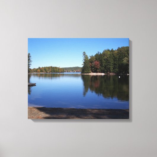 Big Sebago Lake, Maine Canvas Afdruk (Voorkant)