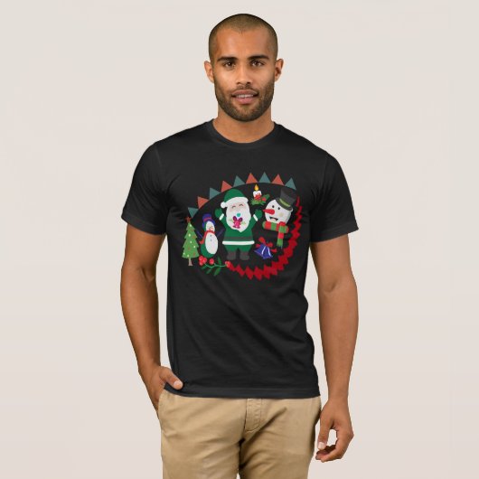 Big Sell Kerstmis Design T-shirt (Voorkant volledig)