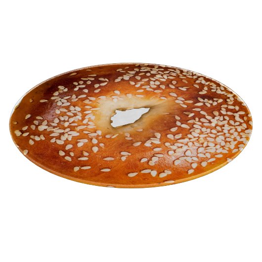 Big Sesame Bagel Cutting Board Snijplank (Hoek)