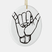 BIG SHAKA KERAMISCH ORNAMENT (Rechts)