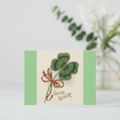 Big Shamrock Briefkaart (Staand voorkant)