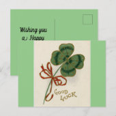 Big Shamrock Briefkaart (Voorkant / Achterkant)