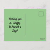 Big Shamrock Briefkaart (Achterkant)