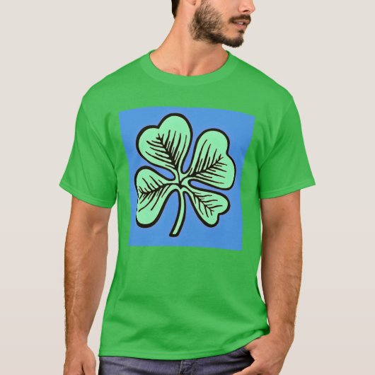 Big shamrock t shirt (Voorkant)