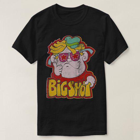 Big Shot 70s Snoep esthetisch T-shirt (Design voorkant)
