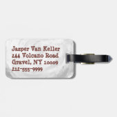 Big Shot Baseball Bagagelabel (Achterkant horizontaal)