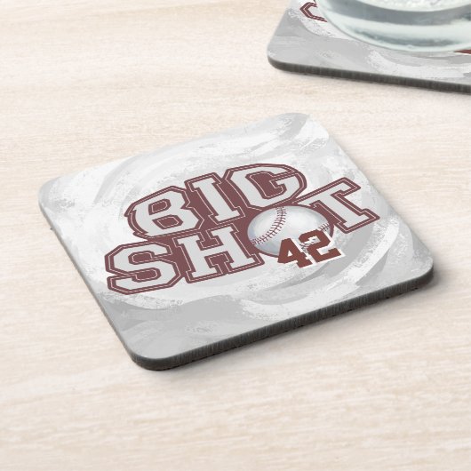 Big Shot Baseball Bier Onderzetter (Linkerzijde)