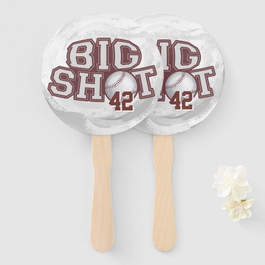 Big Shot Baseball Handwaaier (Voorkant en achterkant)