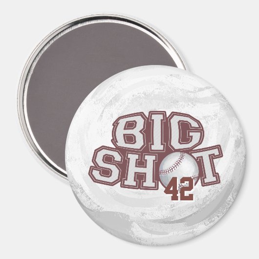 Big Shot Baseball Magneet (Voorkant / Achterkant)