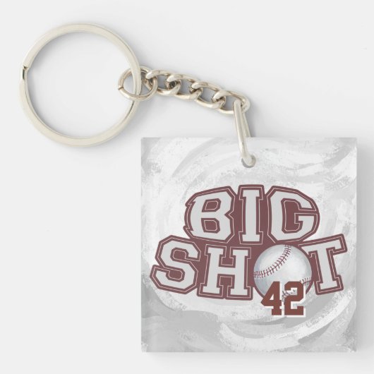 Big Shot Baseball Sleutelhanger (voorkant)