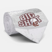 Big Shot Baseball Stropdas (Opgerold)