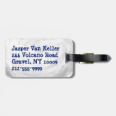 Big Shot Basketball Bagagelabel (Achterkant horizontaal)