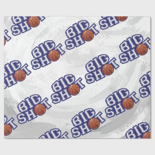 Big Shot Basketball Cadeaupapier (Vlak)