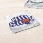 Big Shot Basketball Kartonnen Onderzetters (Schuin)