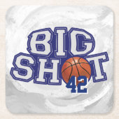 Big Shot Basketball Kartonnen Onderzetters (Voorkant)